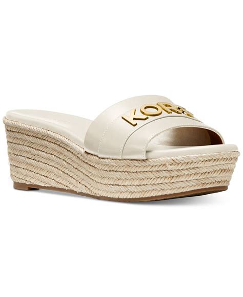 Michael Kors Brady Platform Slide Sandals 